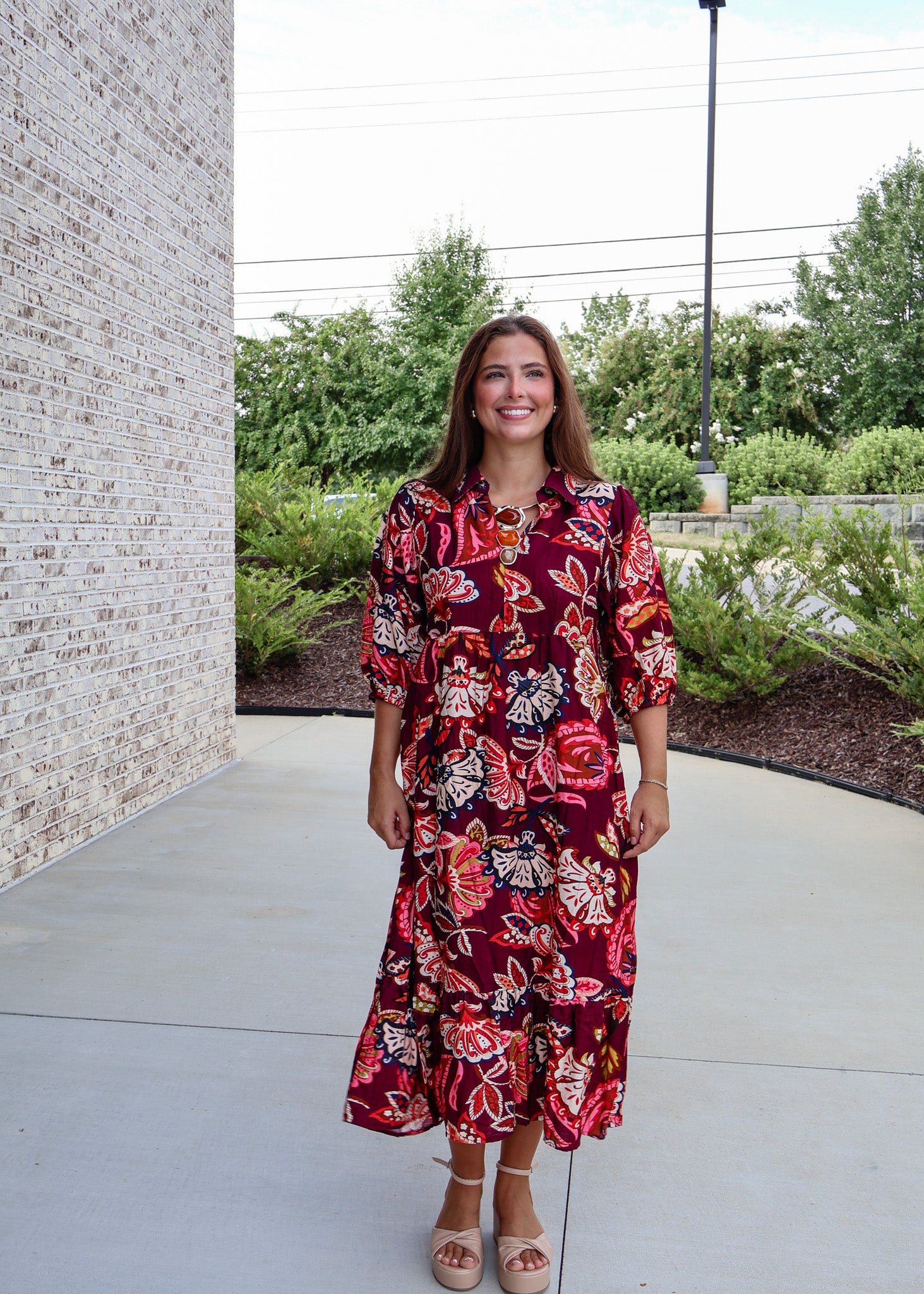 Alice Paisley Midi Dress