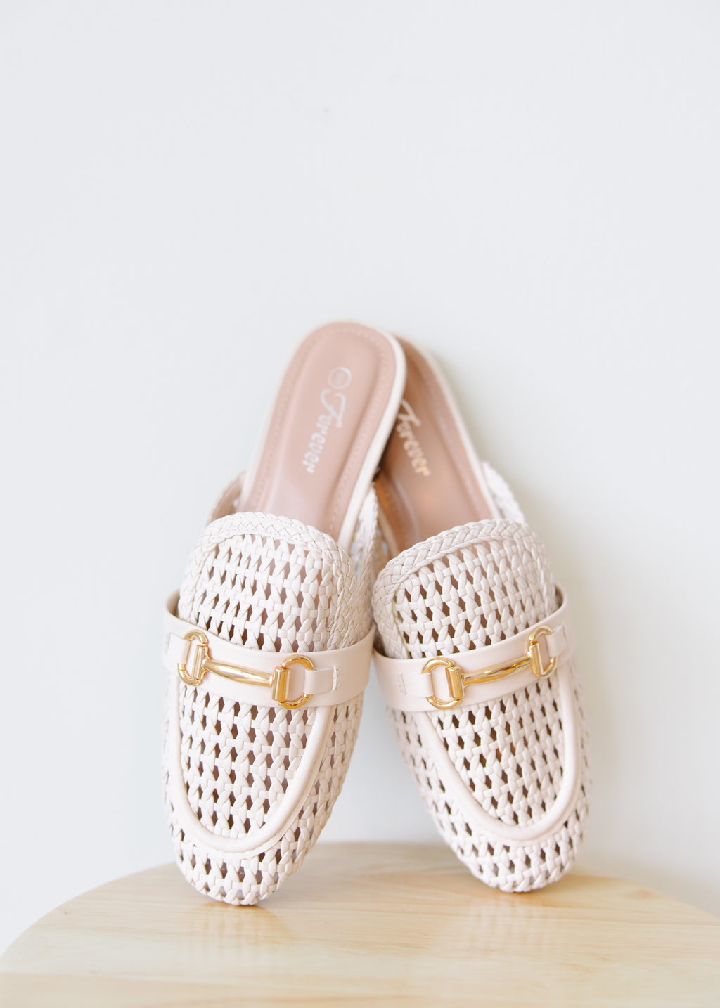 Concinnity Woven Mesh Slip-On Mule Flats