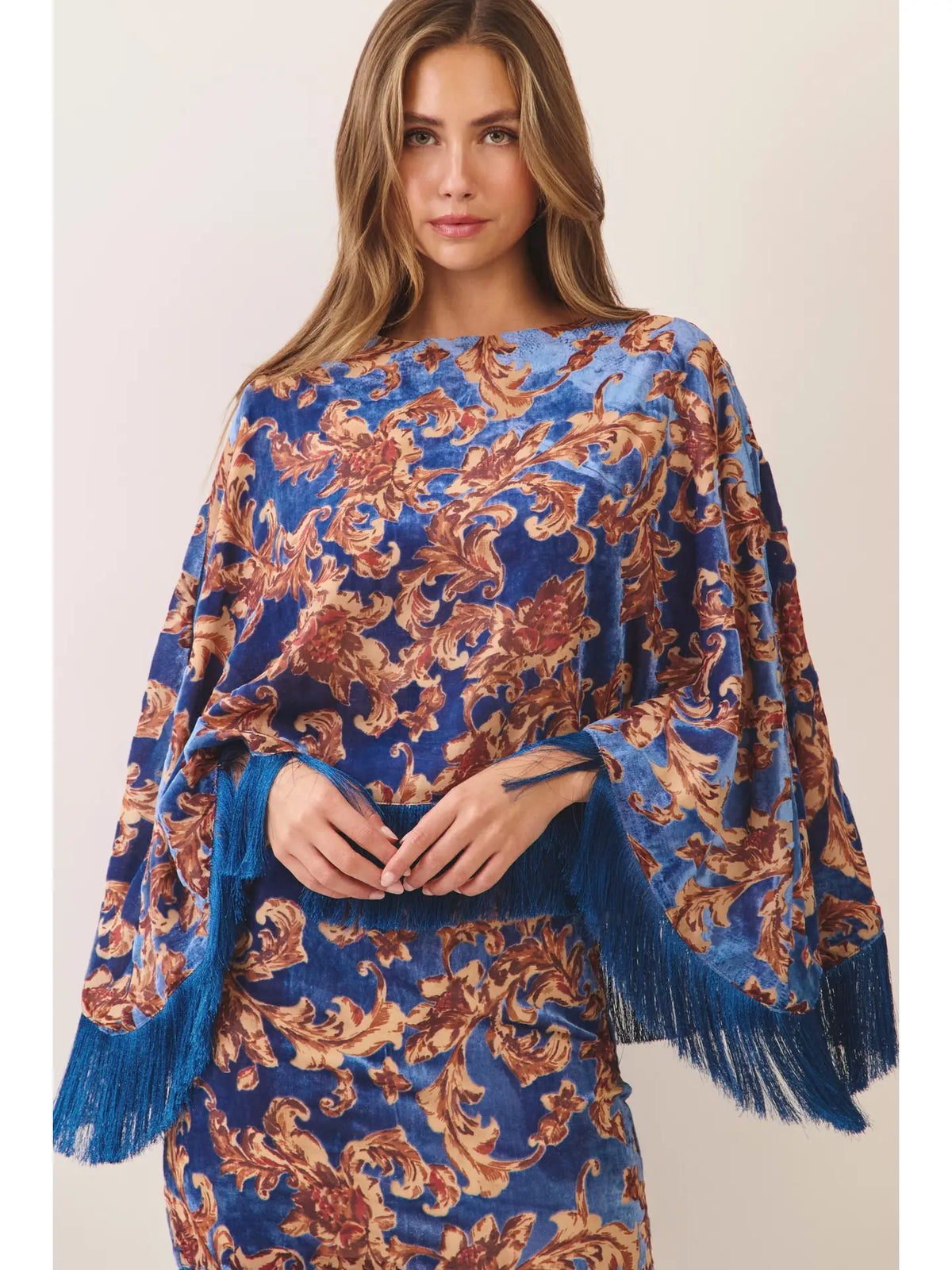 The Bluebird Fringe Top