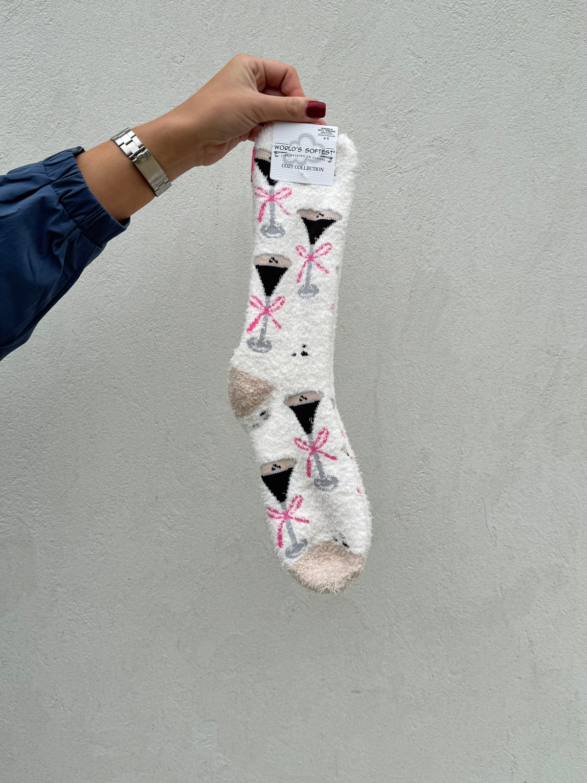 Holiday Cozy Crew Socks