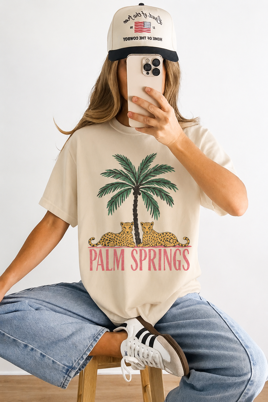 Palm Springs Oversized Graphic Tee