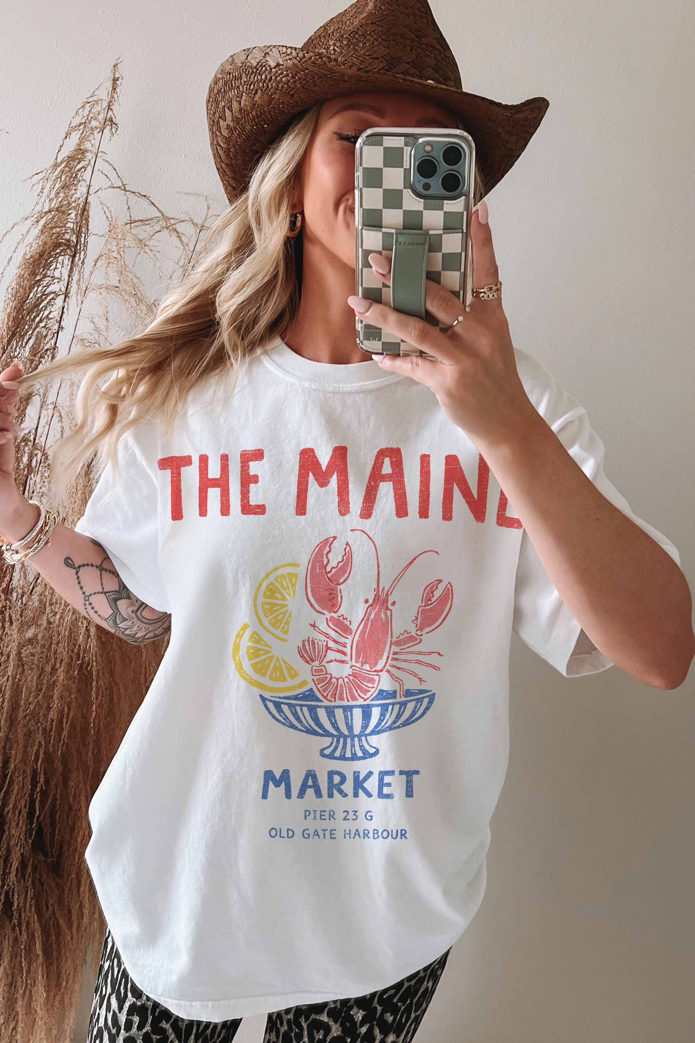 The Maine Market Oversized Graphic Tee