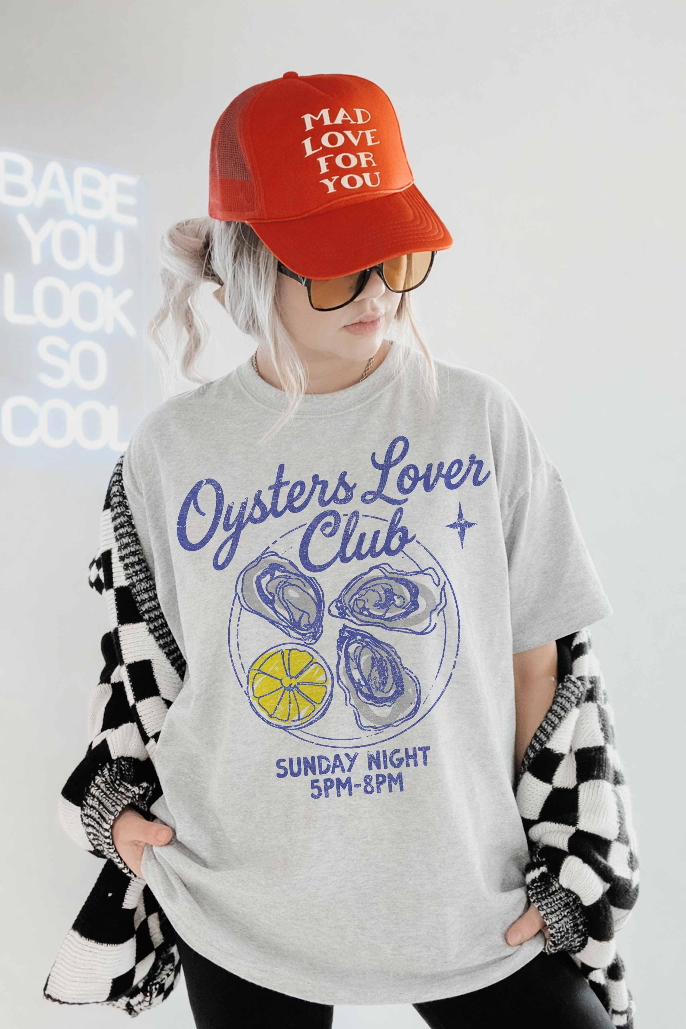 Oyster Lover Oversized Graphic Tee