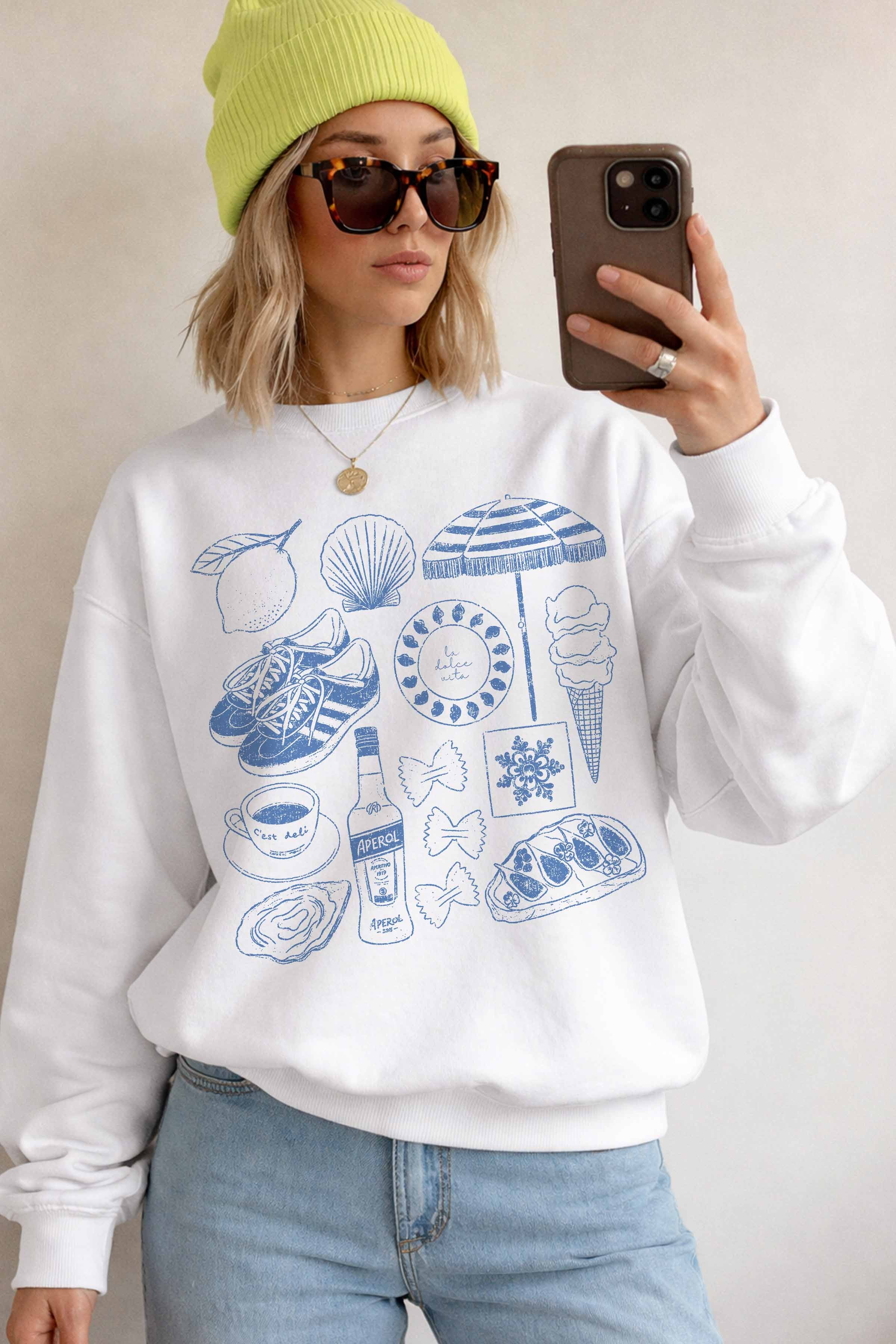 La Dolce Vita Oversized Sweatshirt