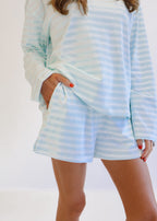 Billie Striped Loungewear Shorts