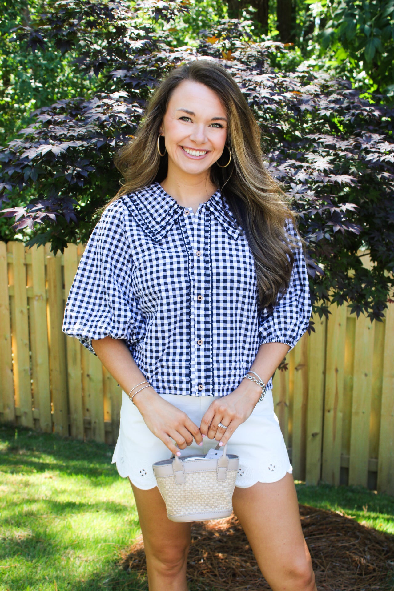 Debrah Double Collared Blouse