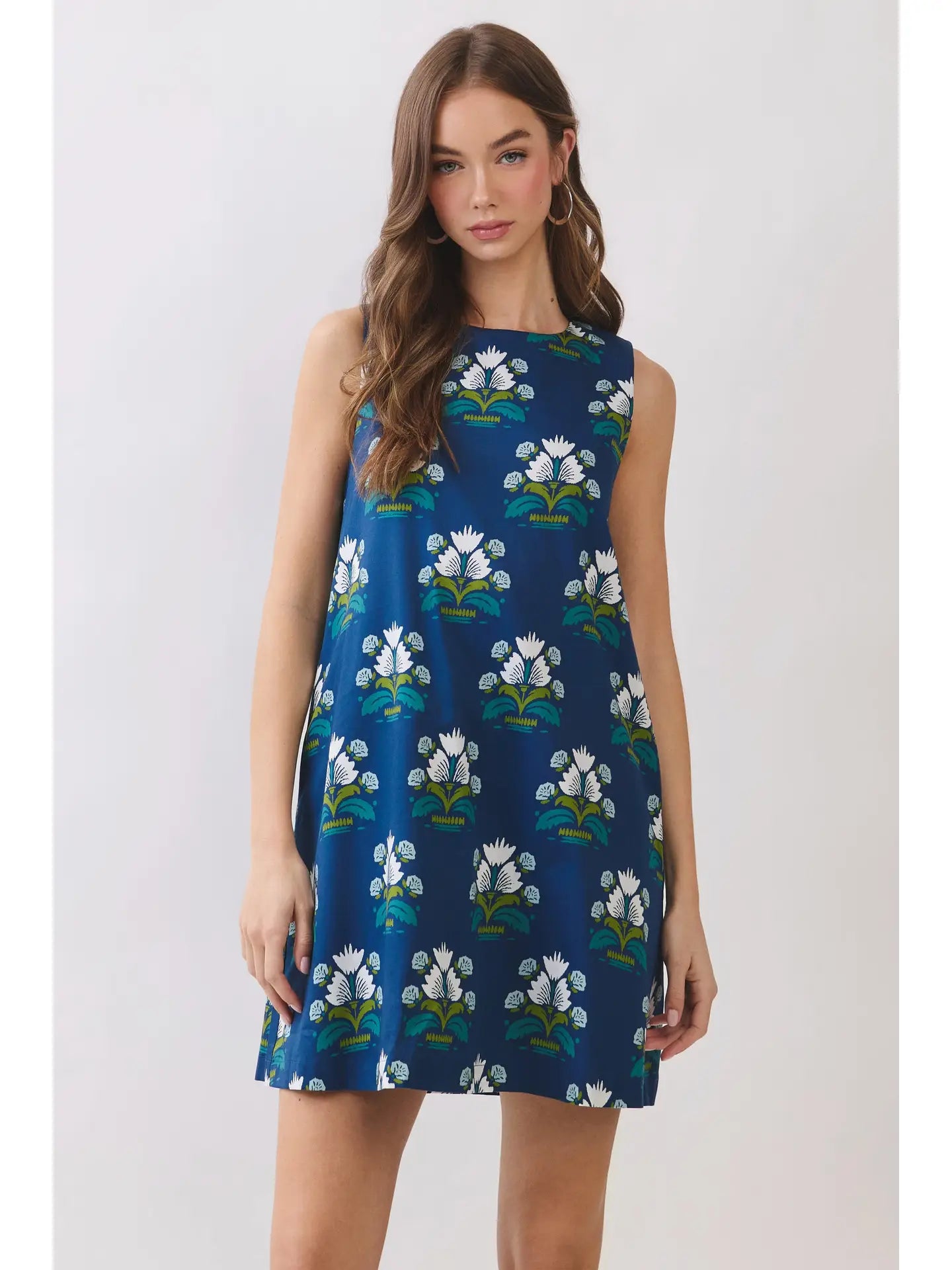 Abigail Floral Print Shift Dress