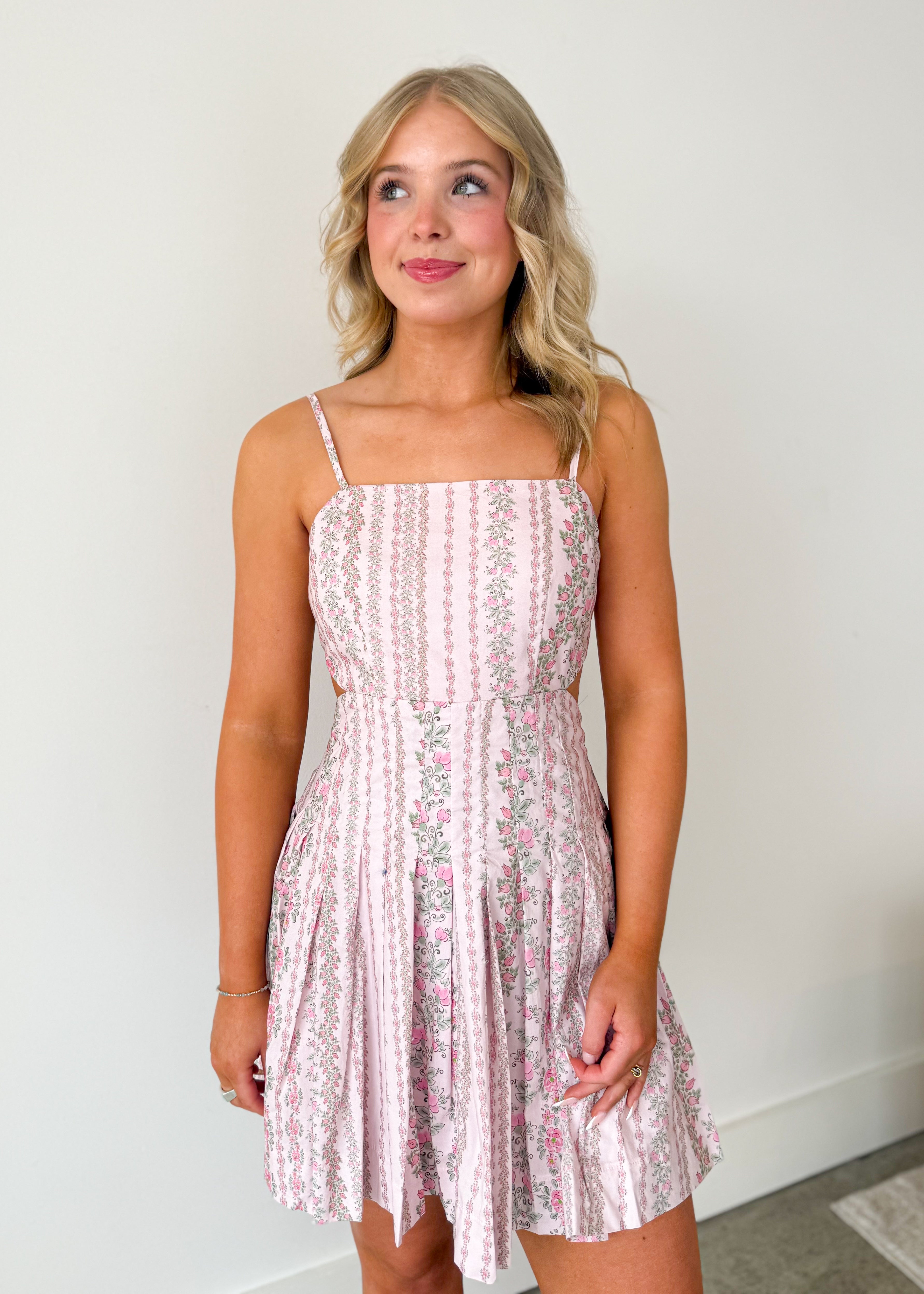 Willow Cutout Bow-Back Mini Dress