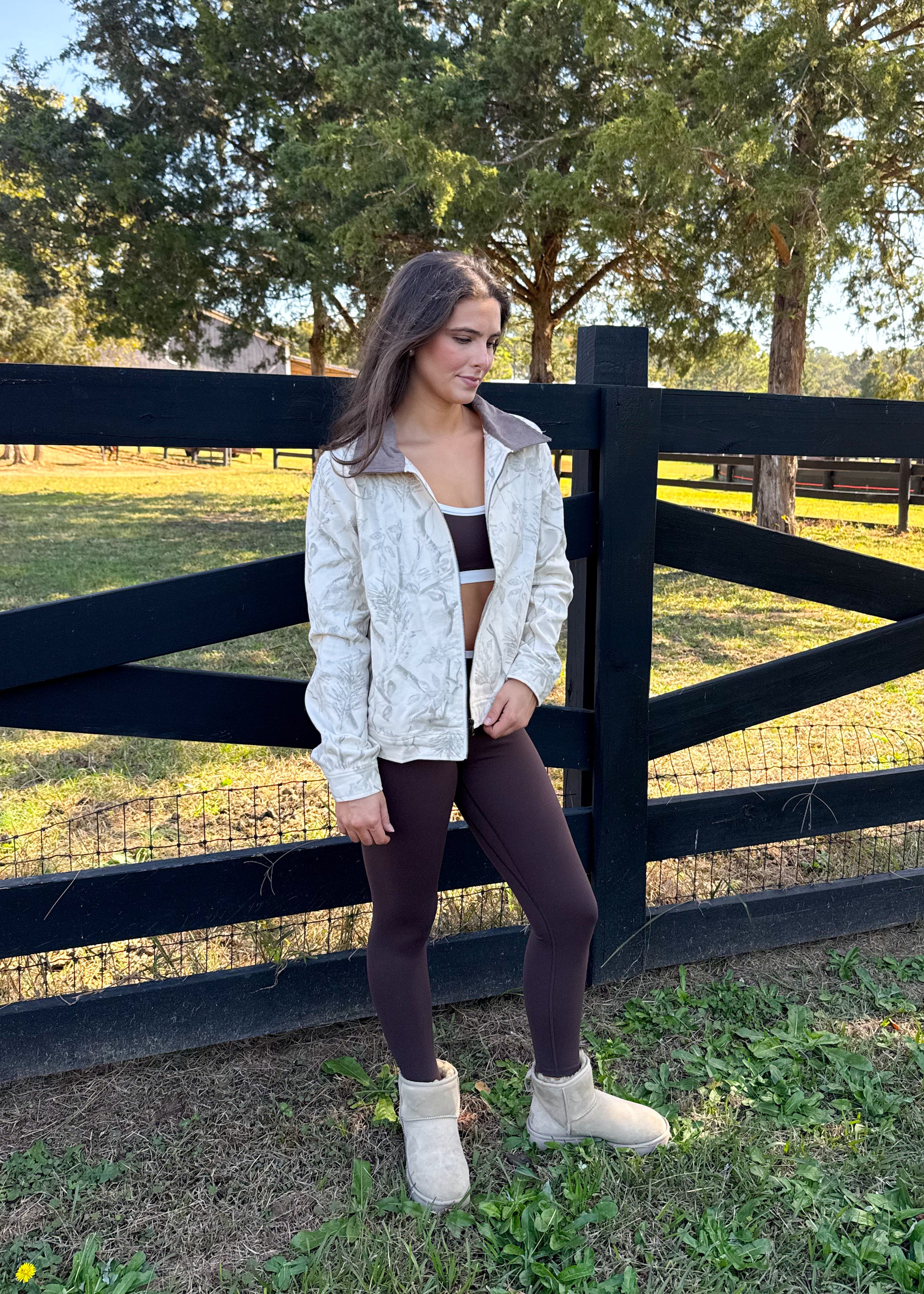 Sloane Camo Zip Jacket