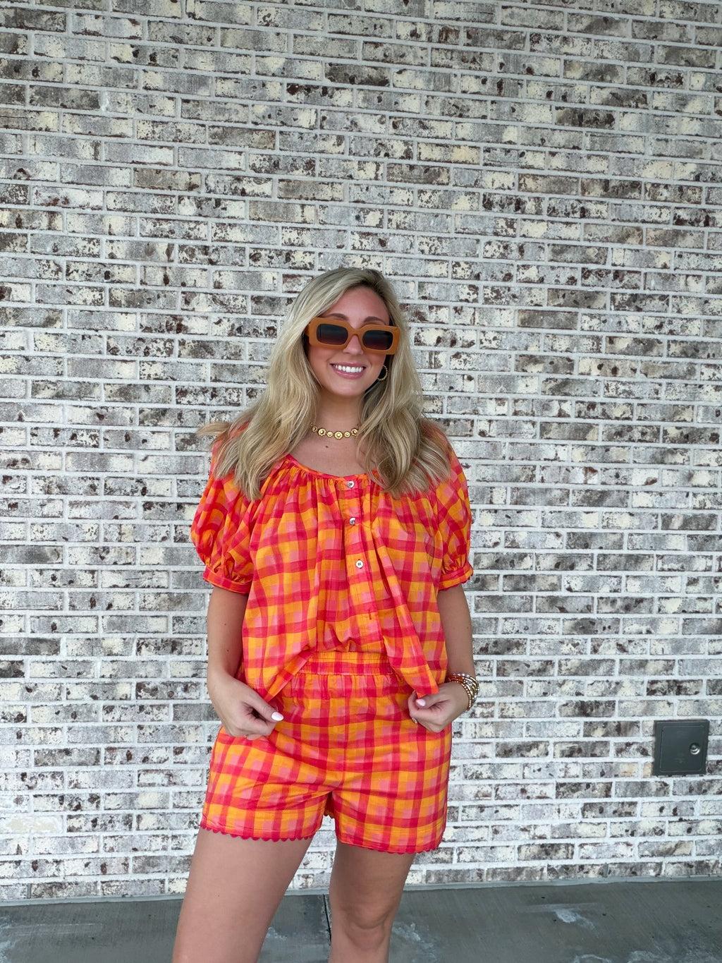 Savannah Gingham Shorts