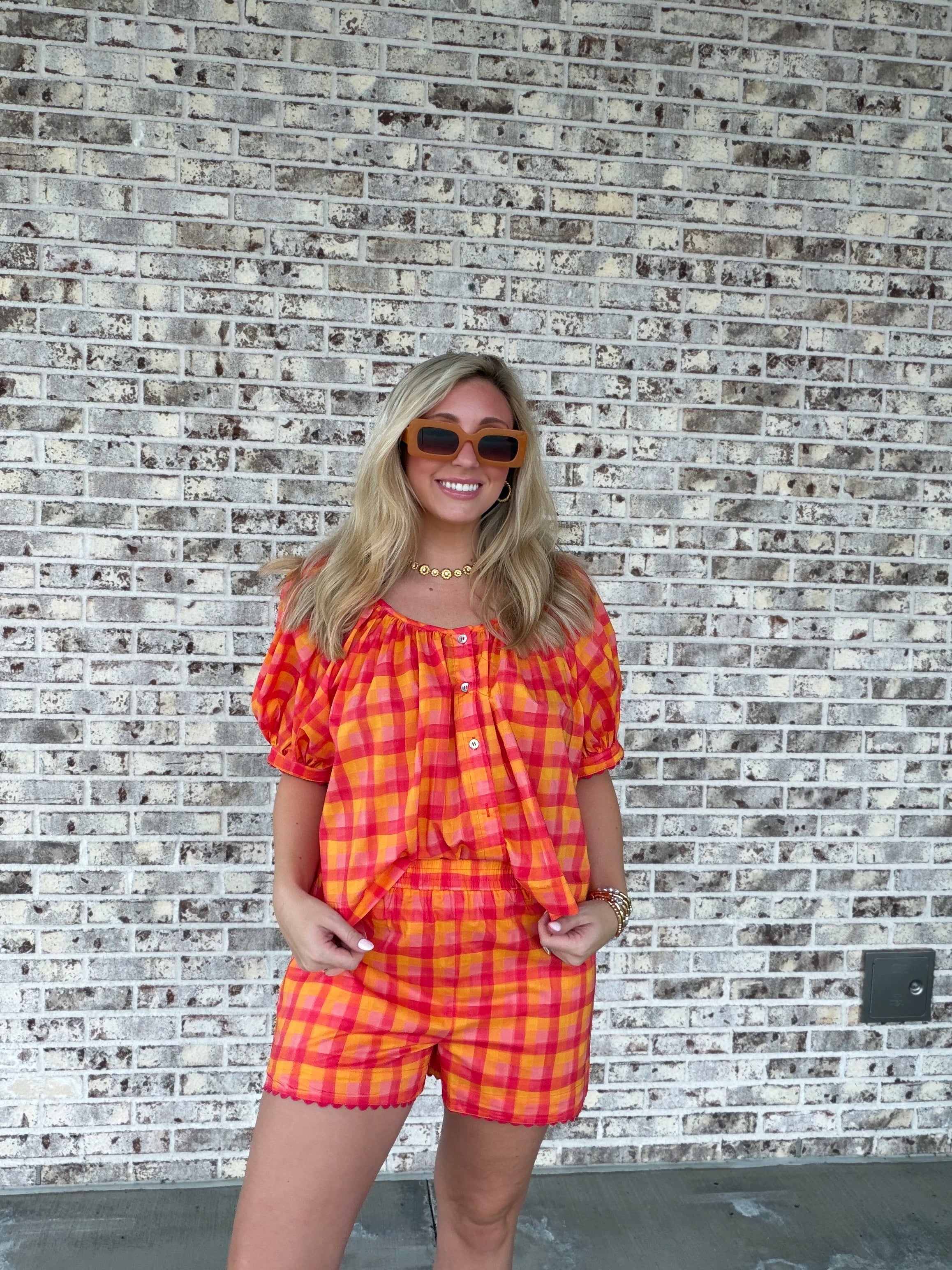 Savannah Gingham Shorts