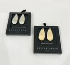 Teardrop Satin Brushed Earrings