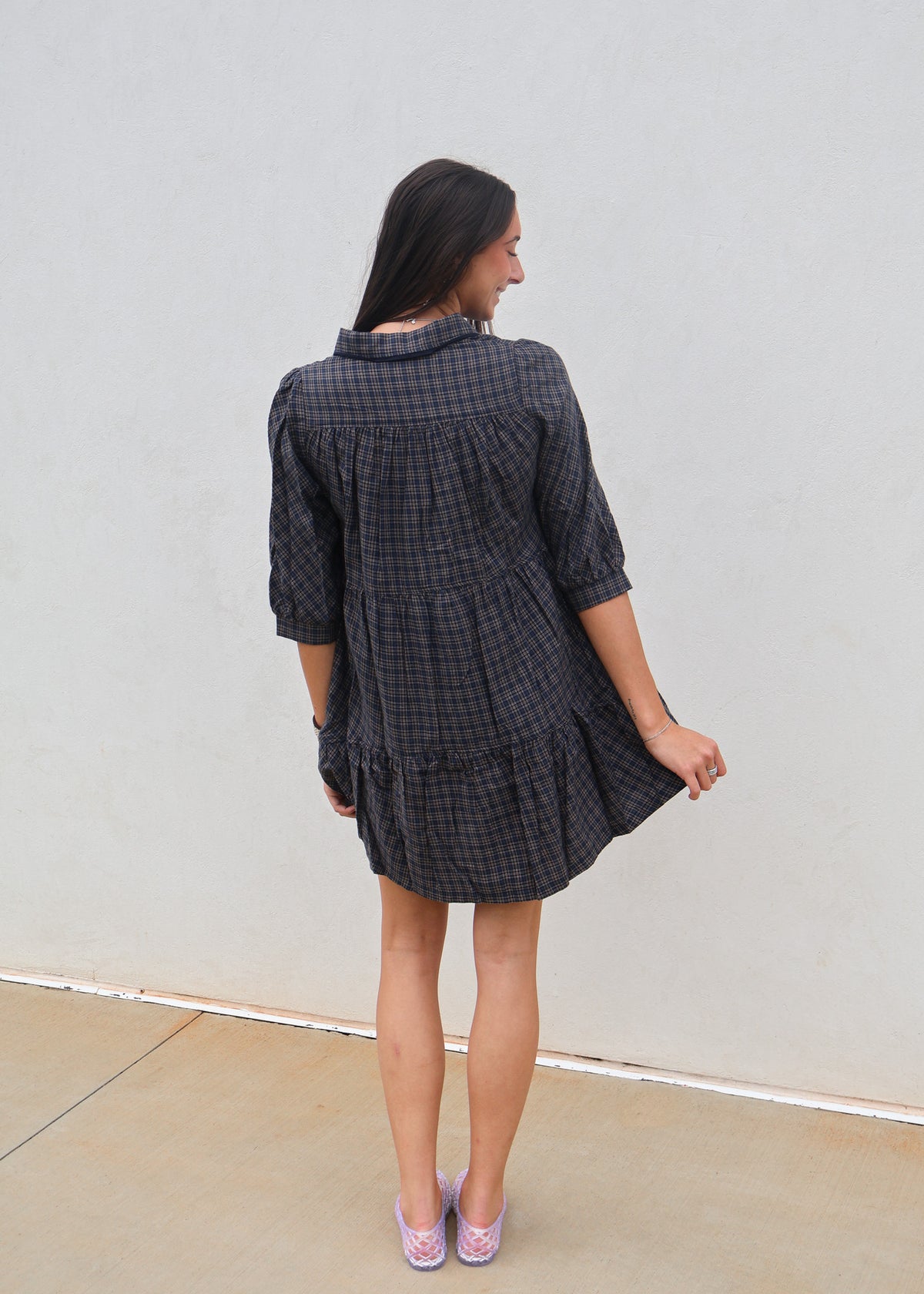 Tiffany Checkered Mini Dress