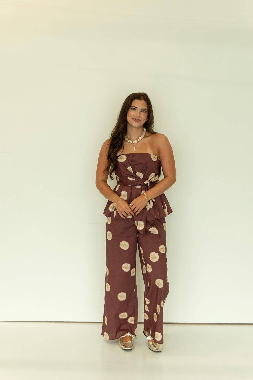 Heidy Peplum Strapless Top