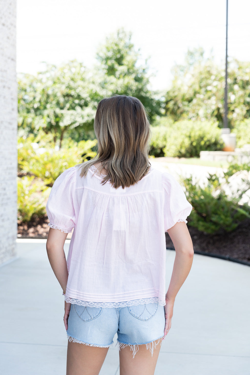 Winnie Lace Trim Blouse