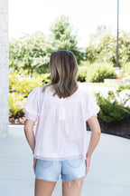 Winnie Lace Trim Blouse