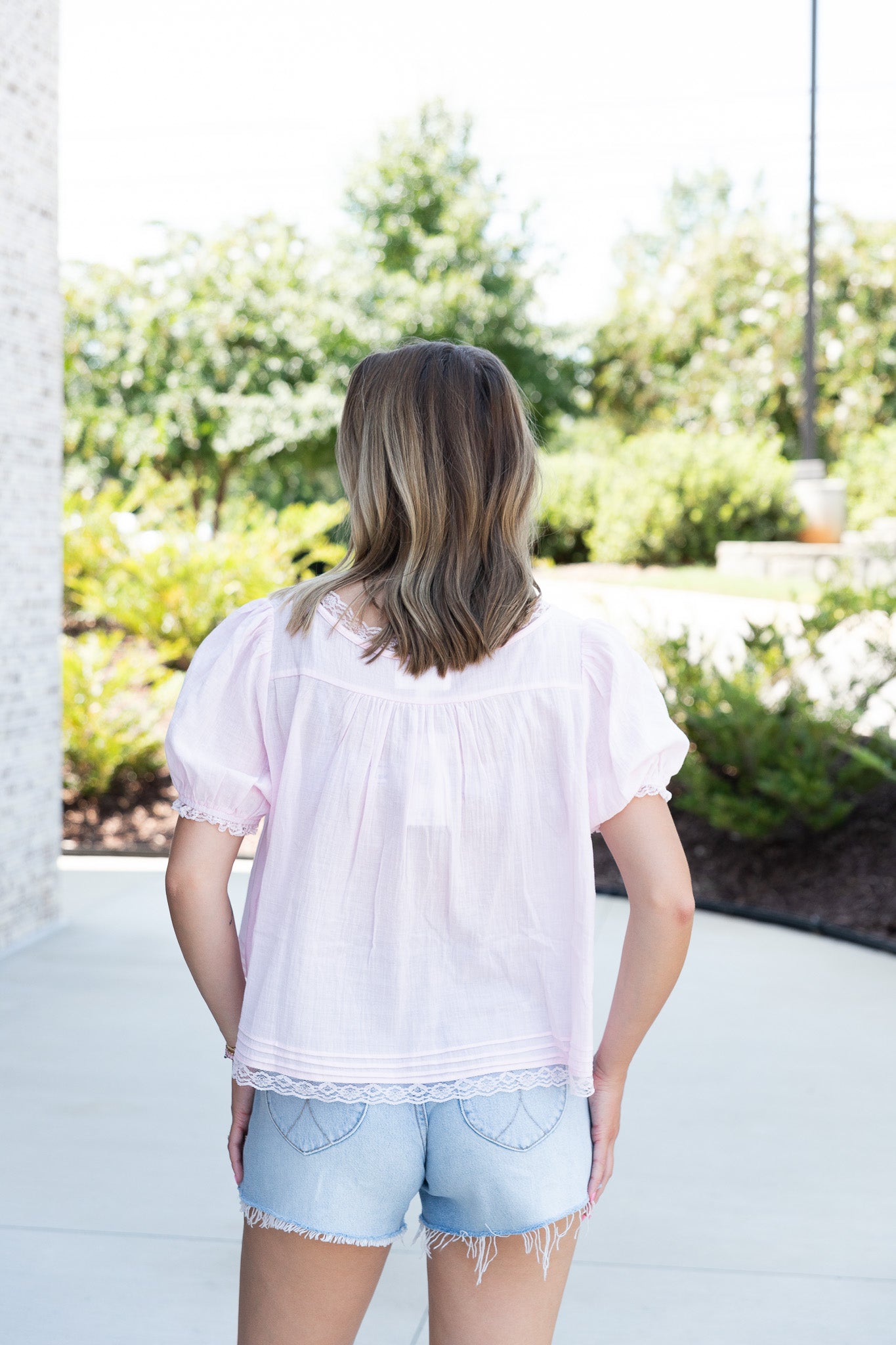 Winnie Lace Trim Blouse