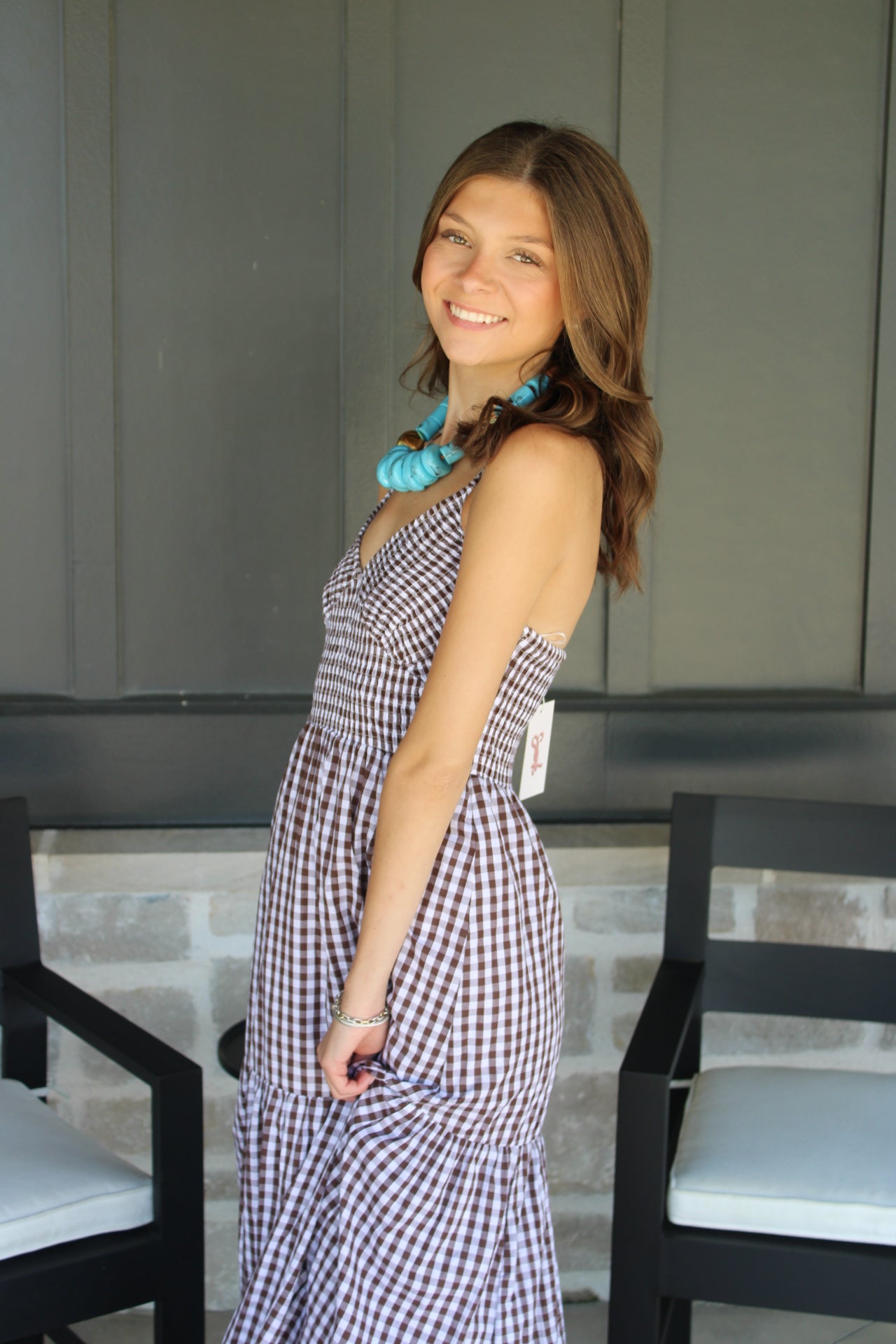 Liana Smocked Bodice Maxi Dress