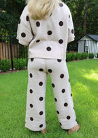 Gemma Polka Dot Knit Pants