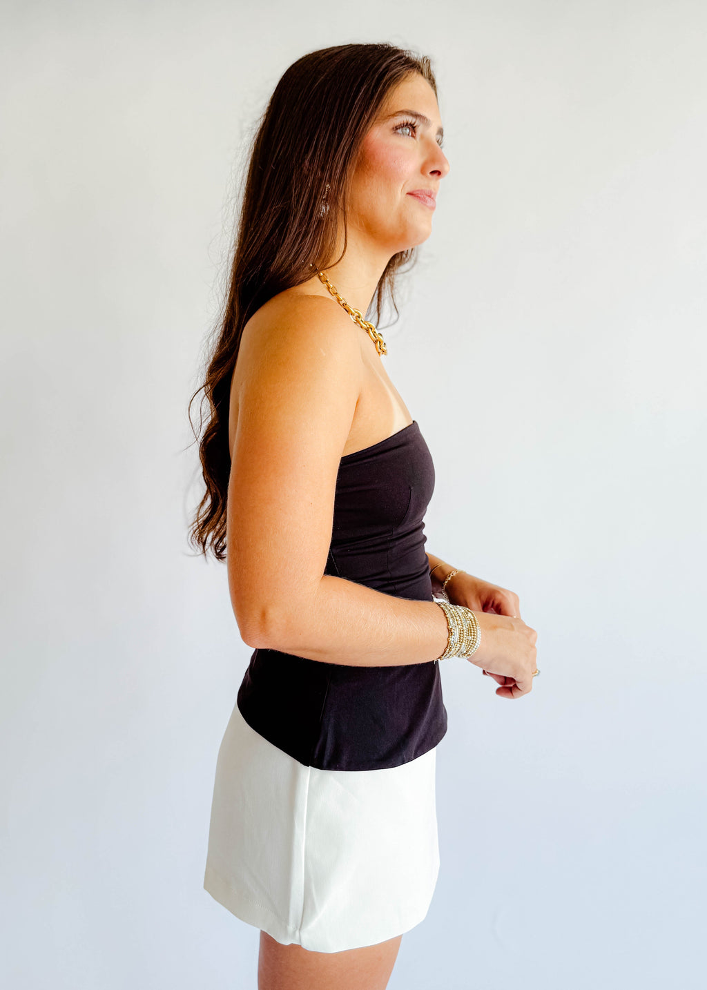 Stephanie High-Waist Minimalist Skort