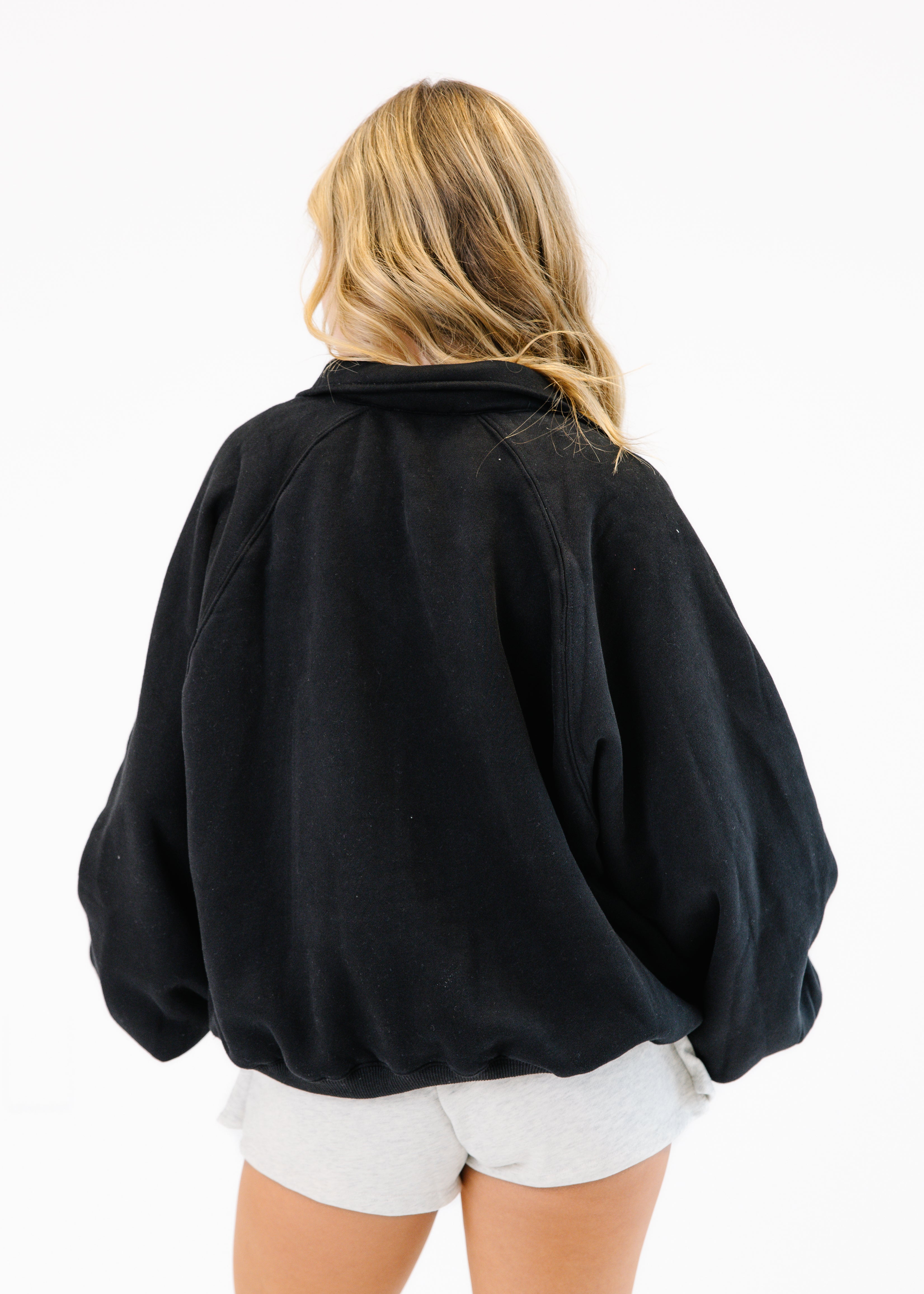 Snap Button Collared Sweatshirt – The Swank Company