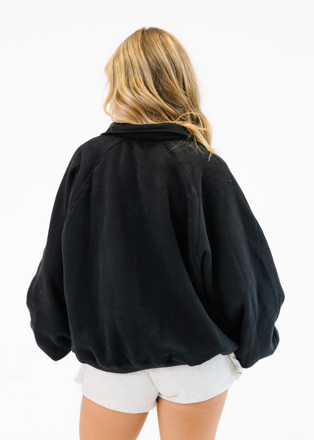 Snap Button Collared Sweater