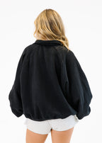 Snap Button Collared Sweater