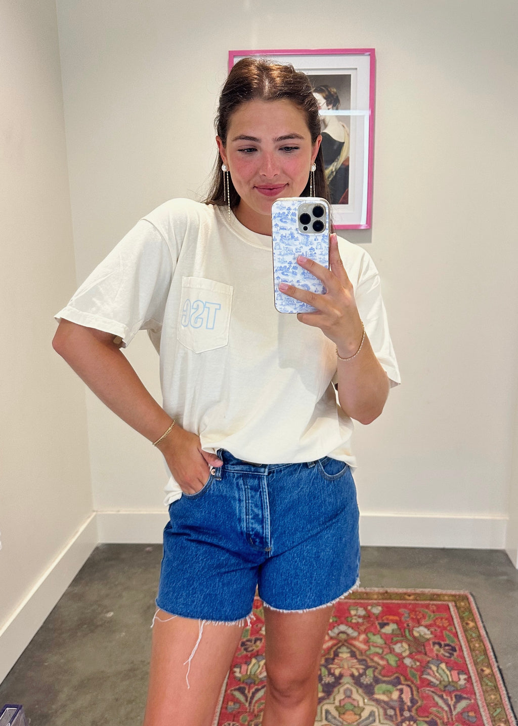 Lou Short Paris Blue Rollas