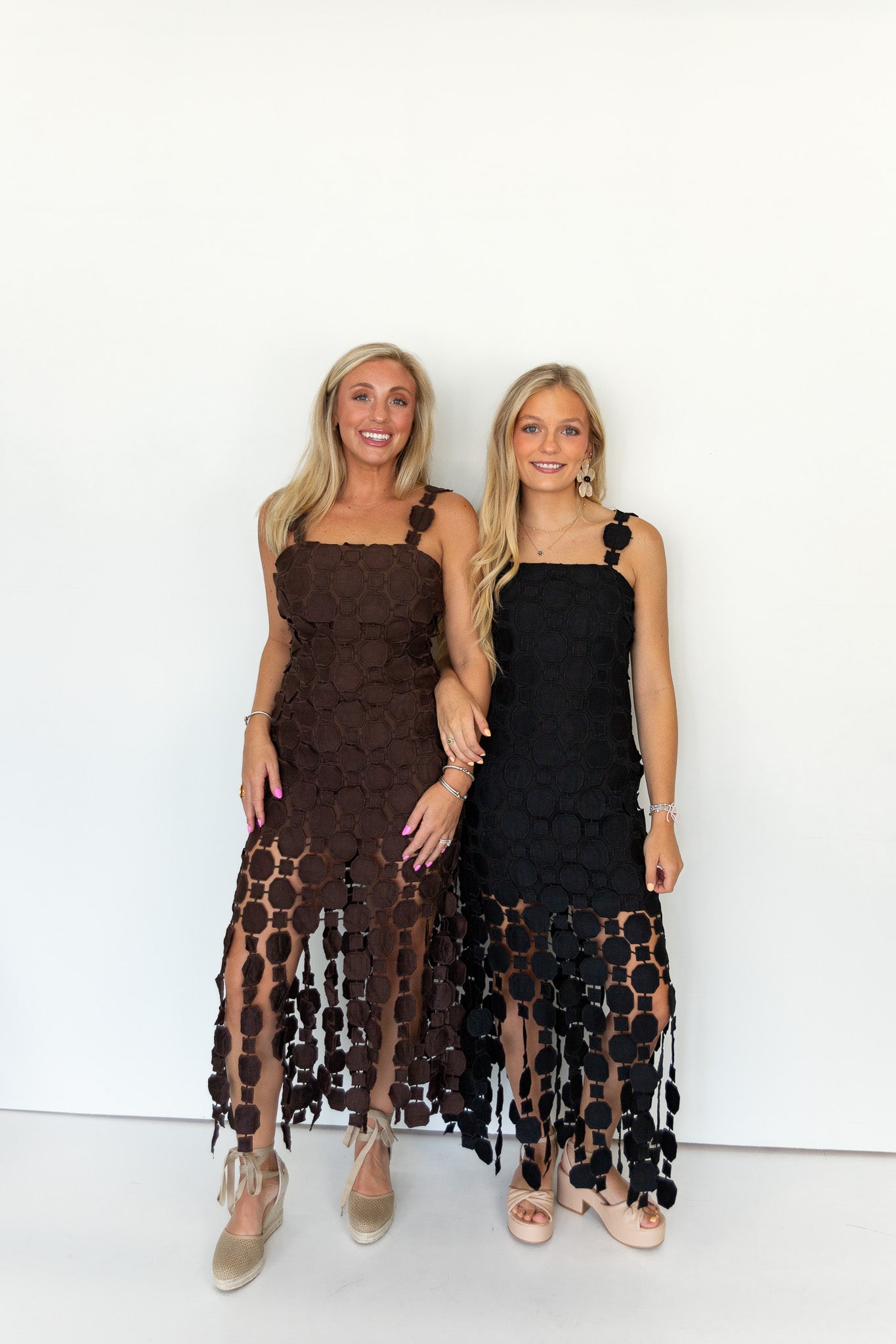 Anniston Textured Midi Dress