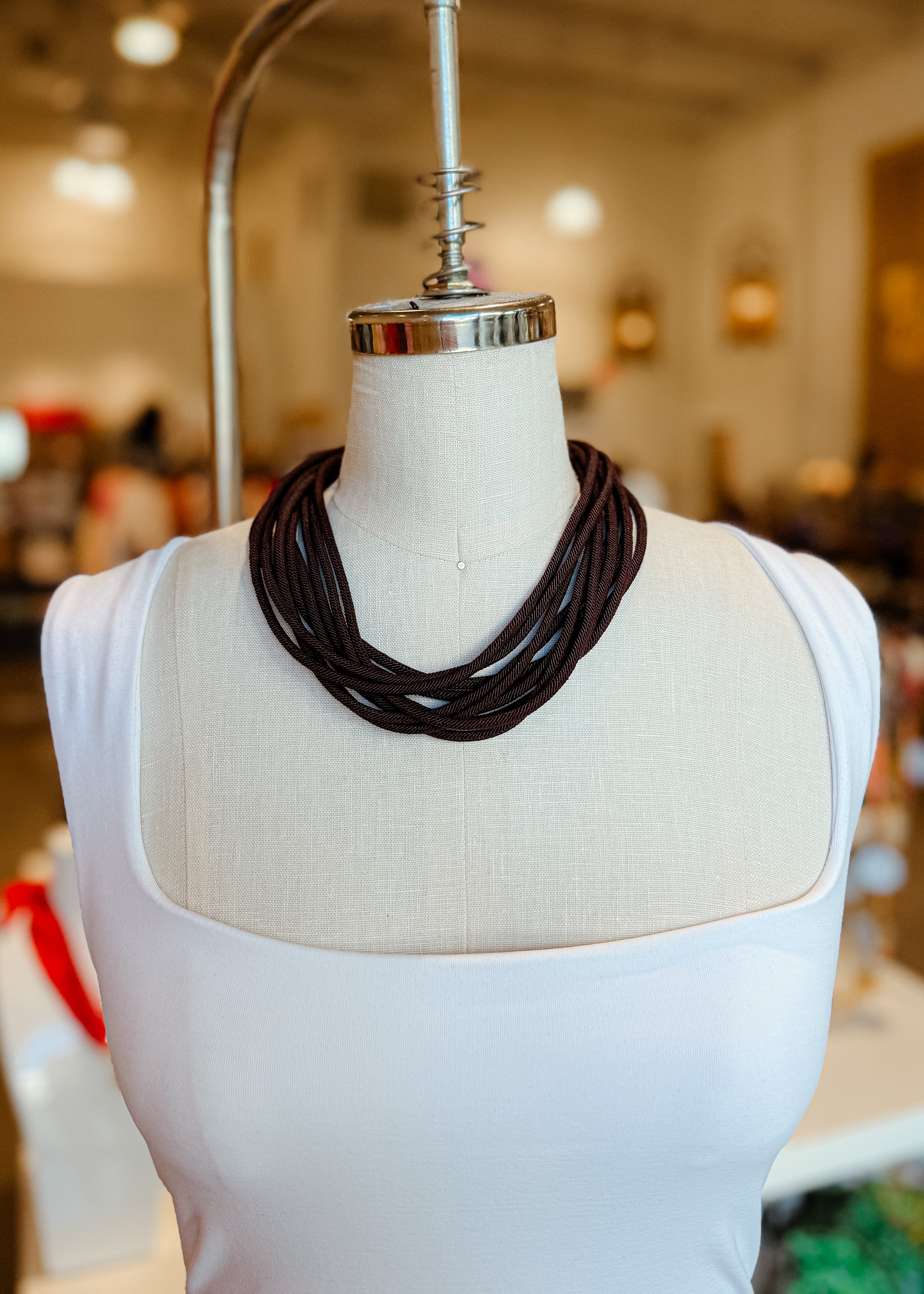 Double Loop Rope Necklace