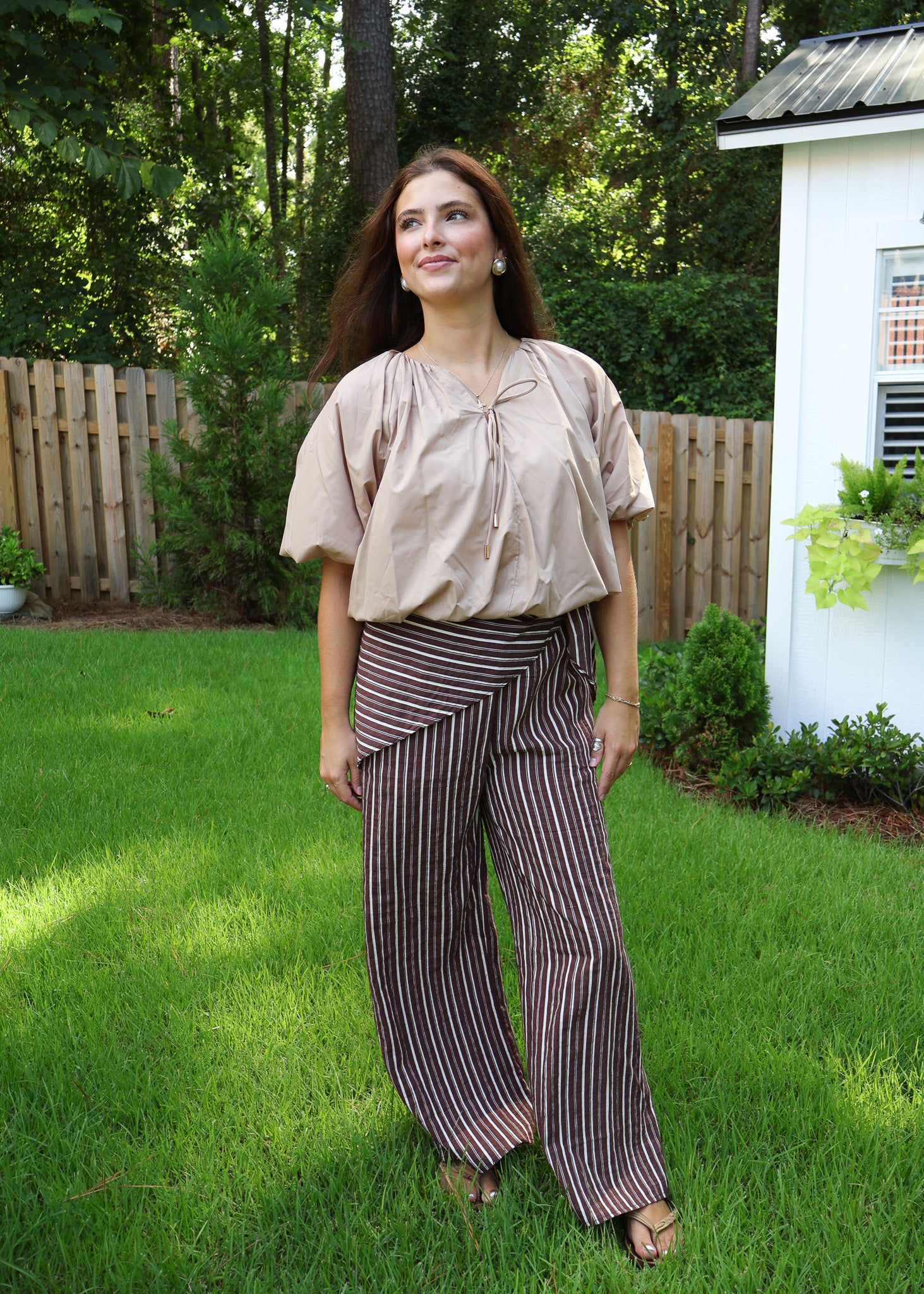 Bianca Drape Bubble Top