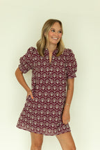 Embroidered Charm Mini Dress