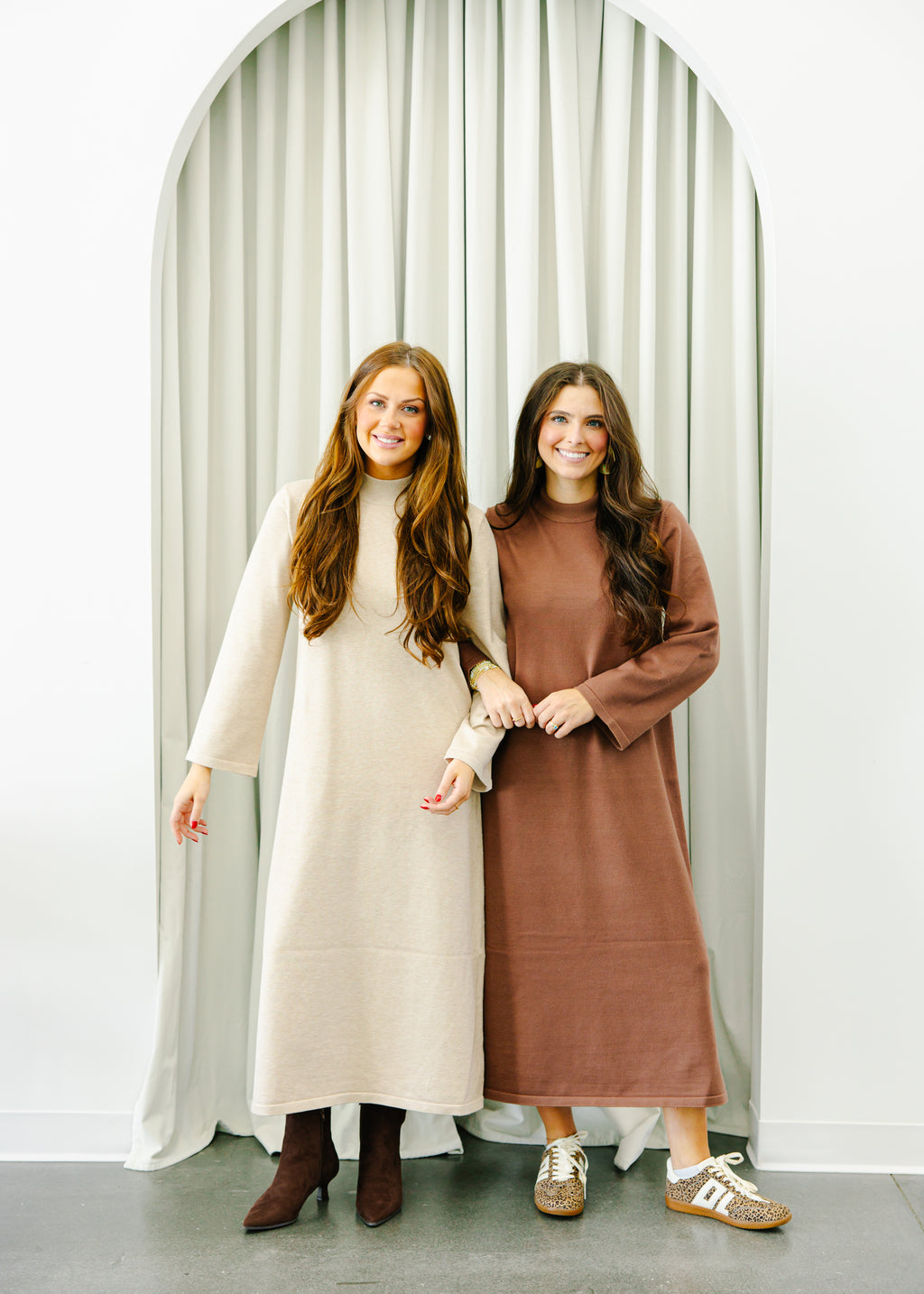 Stella Long Sleeve Midi Dress