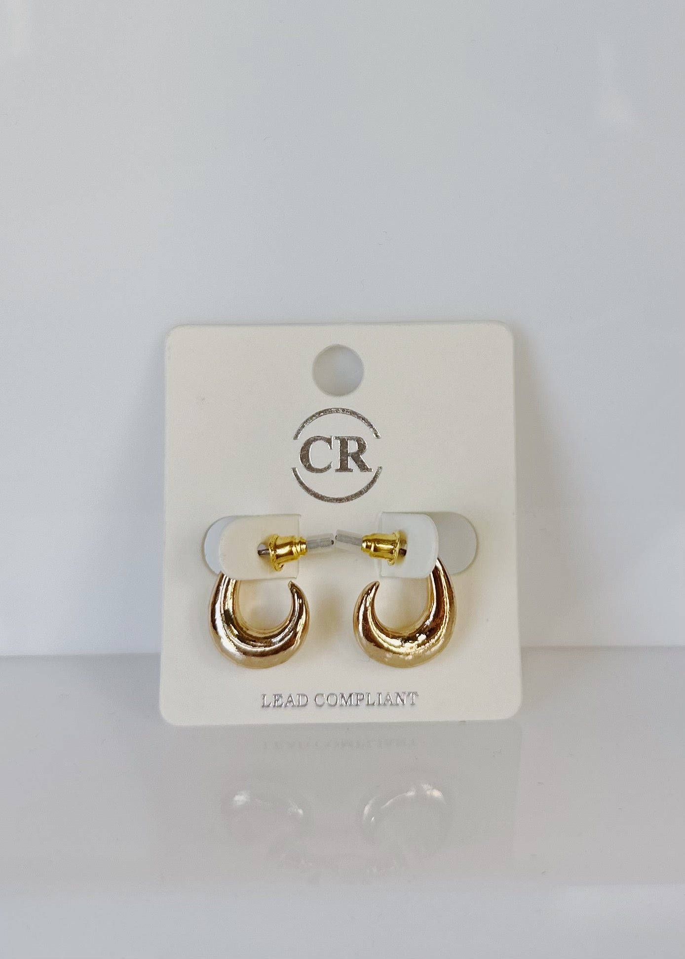 Oval Huggie Earring