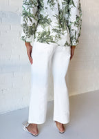 High-Waist Tailored Straight-Leg Pants