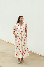 Vivienne Wildflower Midi Dress