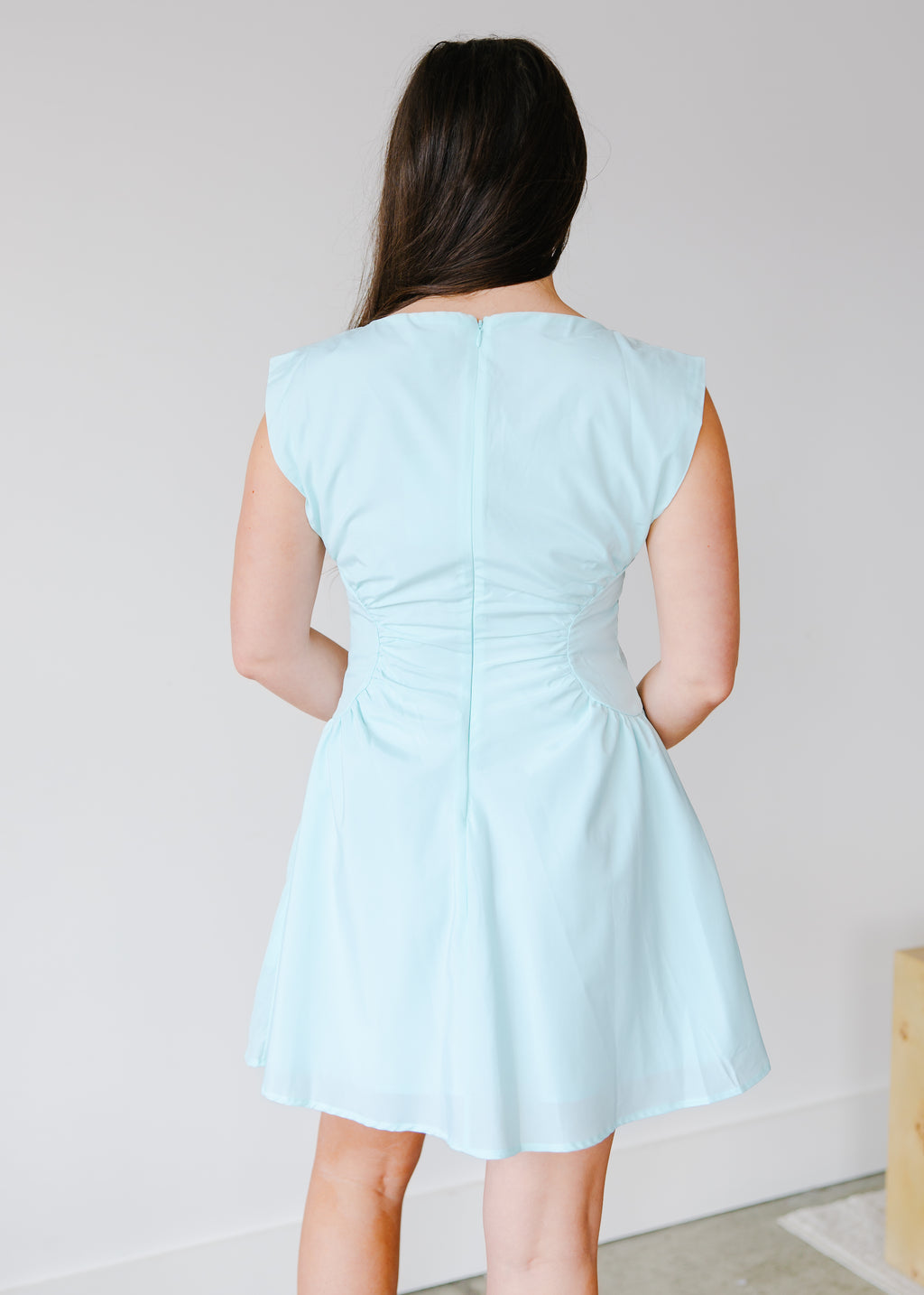 Savannah Ruched Waist Mini Dress