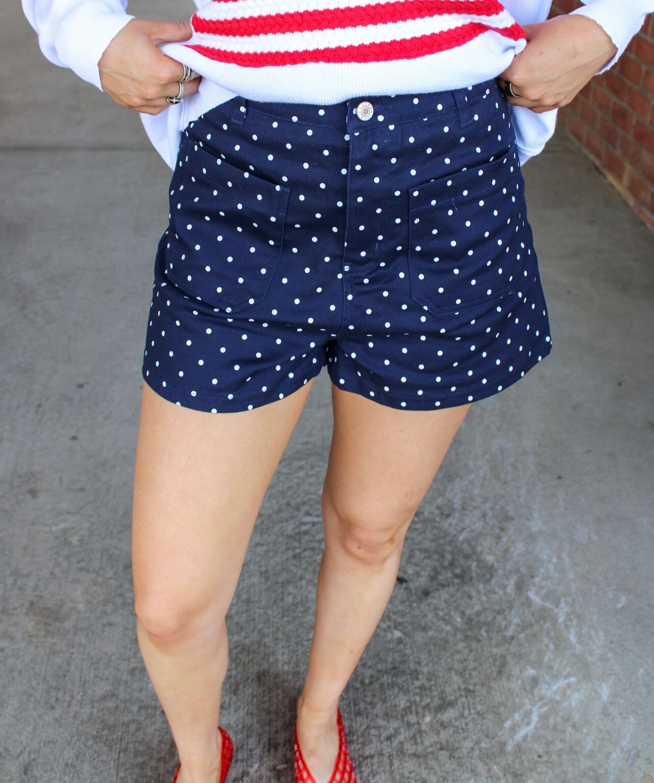Mila Dot Pocket Shorts