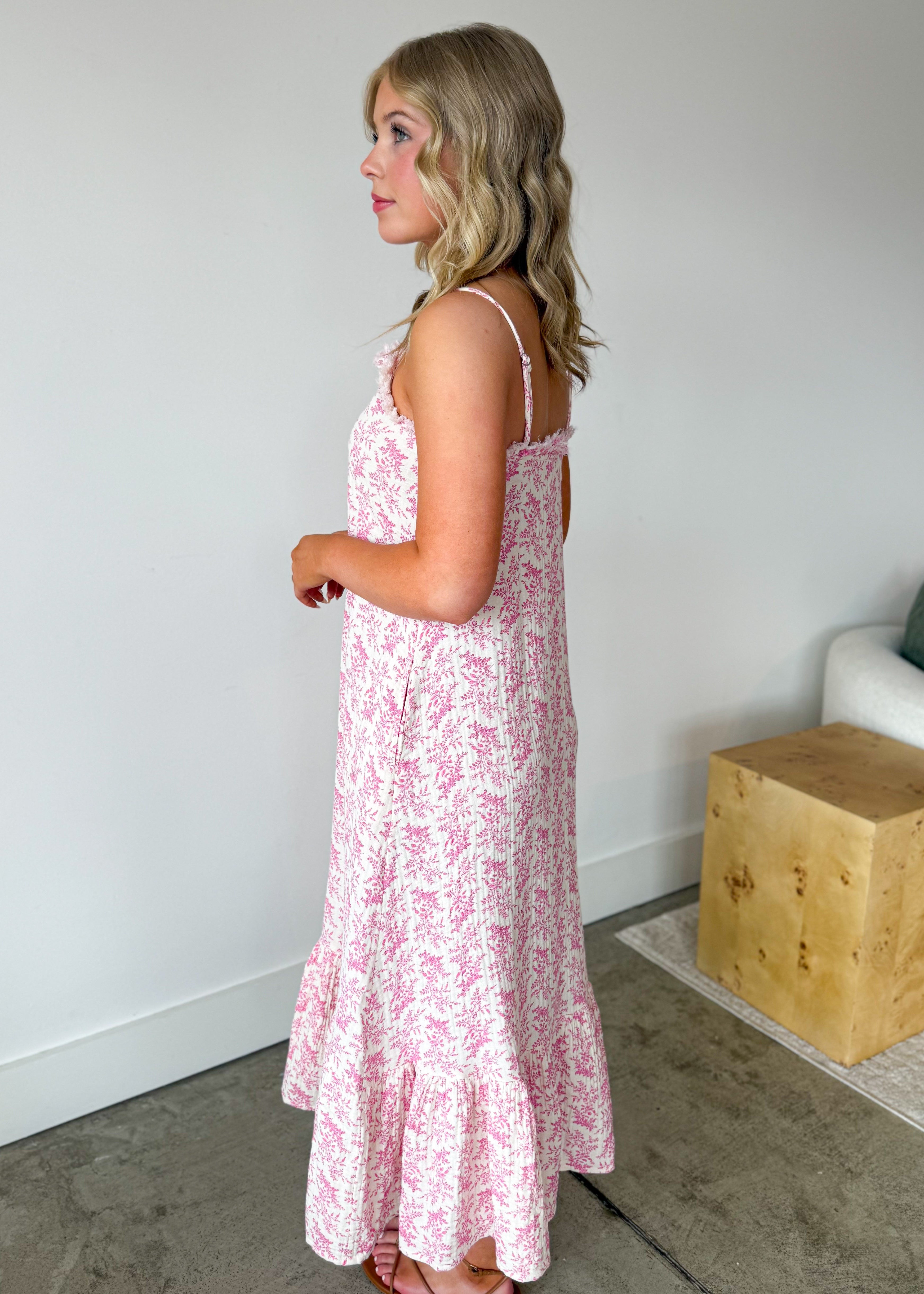 Katie Ruffle Maxi Dress