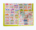 Double Sided Spice Village Tea Towel