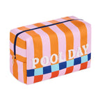 "Pool Day" Oversized Zip Pouch