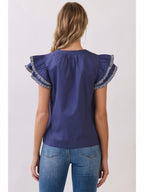 Moriah Ruffle Blouse