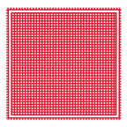 French Picnic Gingham Square Scarf