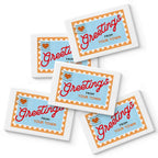Personalized City Magnet - Postage Stamp Name Drop Design