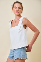 Sara Square-Neck Top