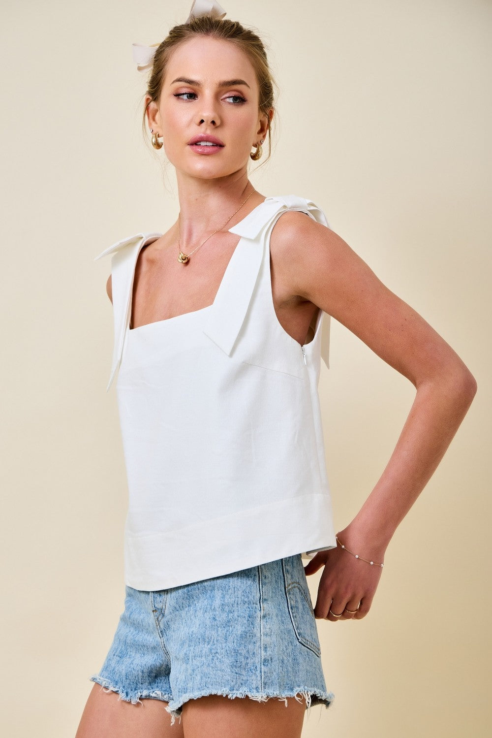 Sara Square-Neck Top