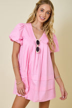 Paityn Puff Sleeve Mini Dress