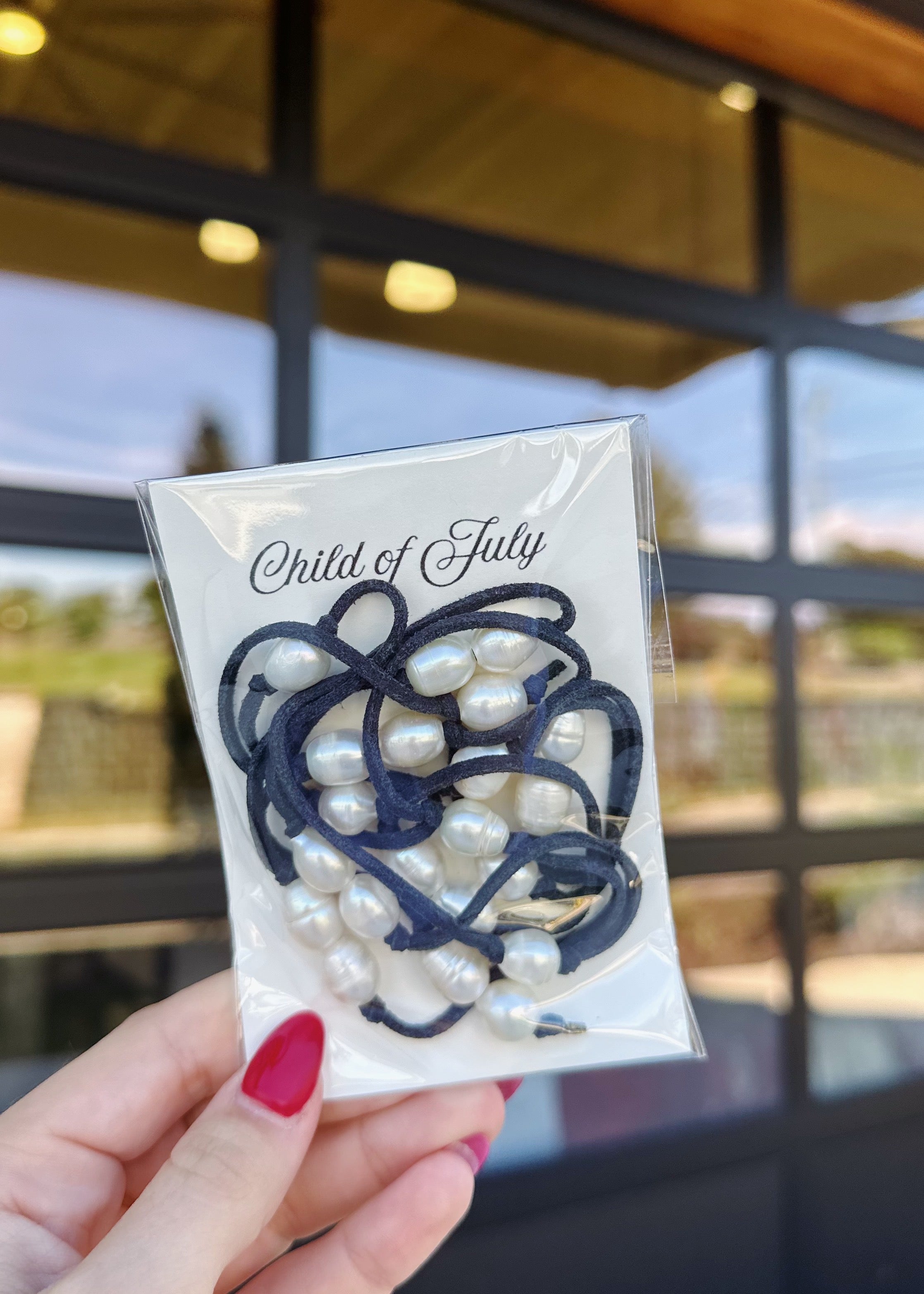 Gameday Pearl Wrap Necklace