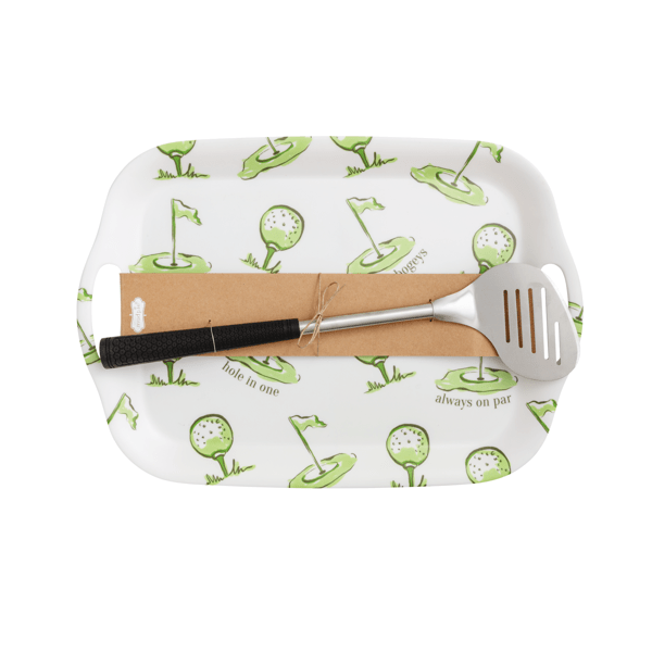 Golf Melamine Tray Set