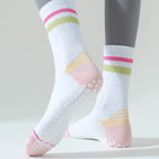 Pilates Striped Grip Socks